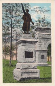 Greensboro NC, William Hooper Monument, Guilford Civil War Battlefield 1920's