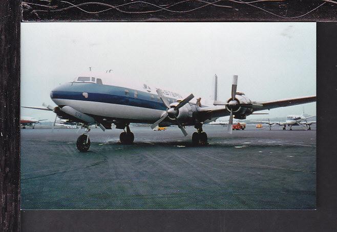 Eastern Douglas DC-7 Postcard 