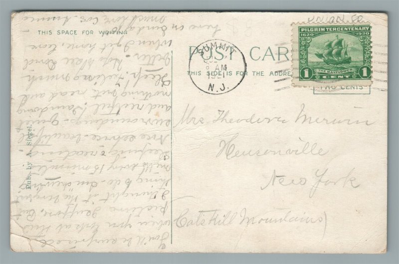 SUMMIT NJ DE REINLE'S SANITARIUM ANTIQUE POSTCARD