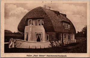 Netherlands Huize voor Anker Haarlemmerhout Park Haarlem Vintage Postcard C022