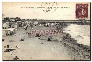 Old Postcard Life Croix Beach View Cliffs Jack