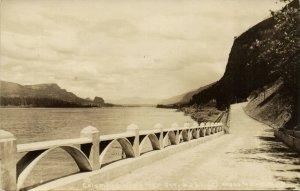 PC CPA US, OR, COLUMBIA RIVER HIGHWAY, VINTAGE REAL PHOTO POSTCARD (b6945)