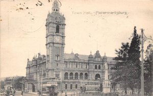 Town Hall Pietermaritzburg KwaZulu Natal South Africa 1908 postcard