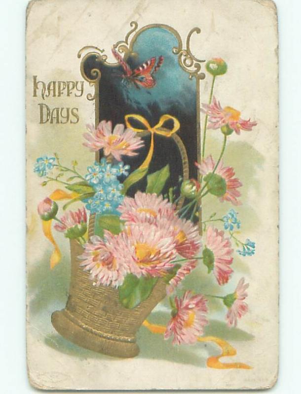 Divided-Back BEAUTIFUL FLOWERS SCENE Great Postcard AA3815