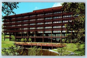 Moline Illinois IL Postcard Deere Company Administrative Center c1977 Vintage