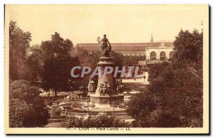 Old Postcard Lyon Place Carnot