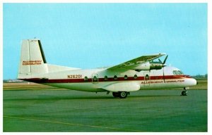 Allegheny Commuter Nord 262 Airplane Postcard