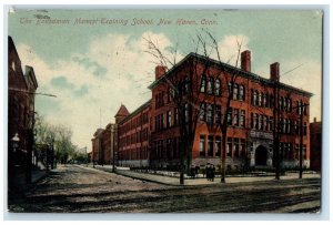 1909 The Boardman Manual Training School Exterior New Haven CT Posted Postcard