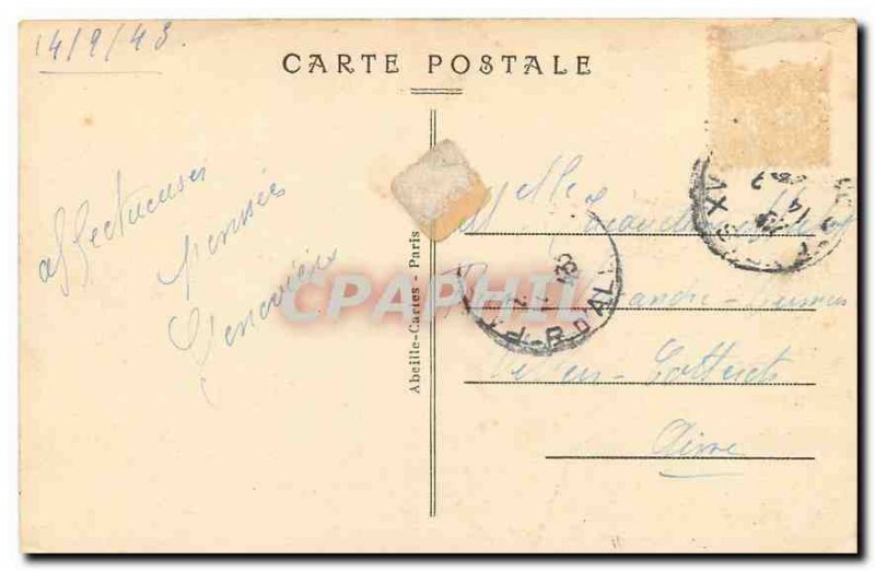 Old Postcard Paris Saint Sulpice Church