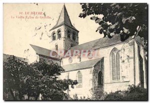 Le Havre Old Postcard The old church Graville