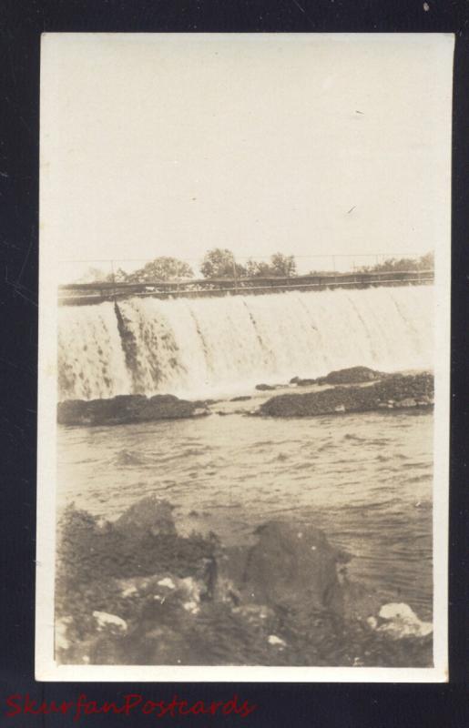 RPPC MAMMOTH SPRING ARKANSAS WATERFALL VINTAGE REAL PHOTO POSTCARD AZO