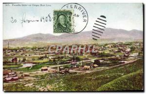 Old Postcard Pocatello Idaho is Oregon Short Line