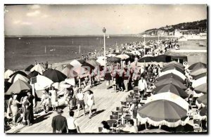 Postcard Modern Fleurie Deauville Beach Bar of the Sun on the Beach