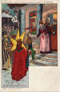 CPA Usages & Costumes d'Alsace FRANCE FOLKLORE (788345)