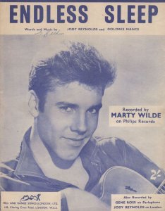 Endless Sleep Marty Wilde Vintage Sheet Music