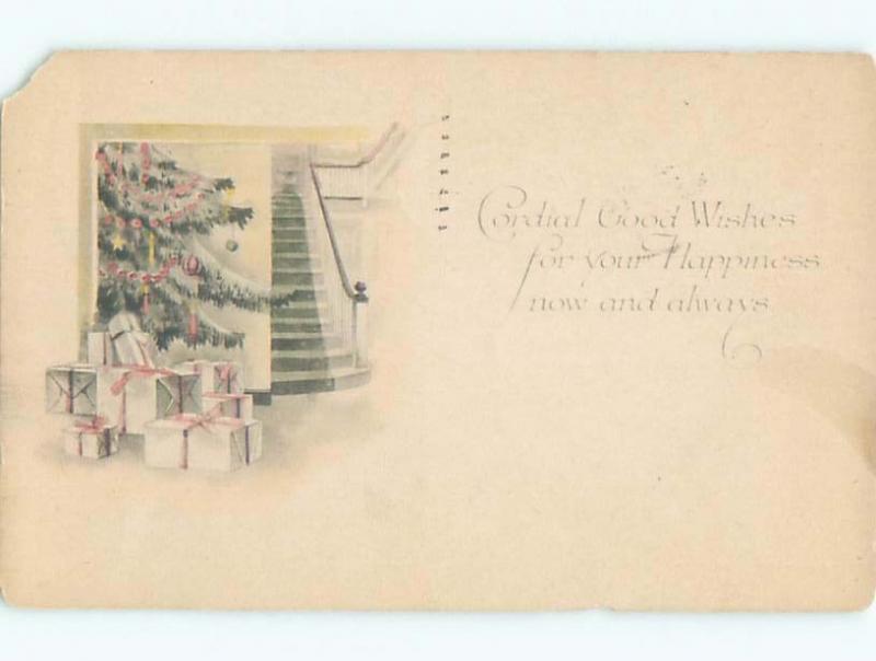 Divided-Back CHRISTMAS SCENE Great Postcard W9414