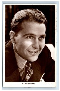 c1940 RPPC Actor Ralph Bellamy Vintage Postcard F6E