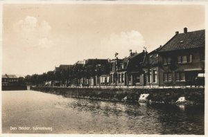 Netherlands Den Helder Kanaalweg Vintage RPPC 03.74