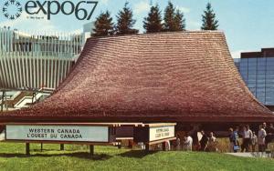 Canada - Quebec, Montreal. Expo '67.  Pavilion of the Western Provinces