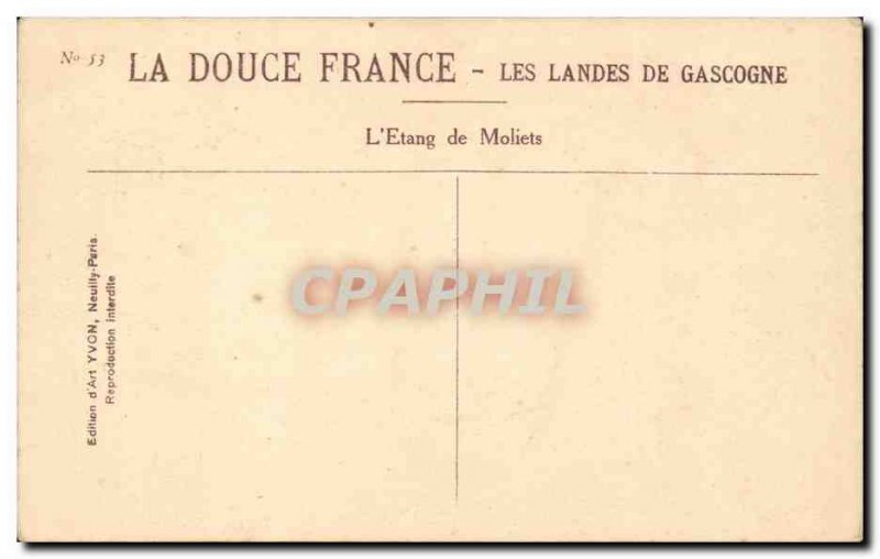 Gers - Yvon - La Douce France - Les Landes of Gascony - L & # 39Etang of Moli...