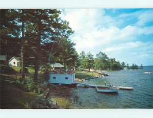 Unused Pre-1980 BOAT & WATER SKIING DOCK AT POINT BREEZE Wolfeboro NH t4099@