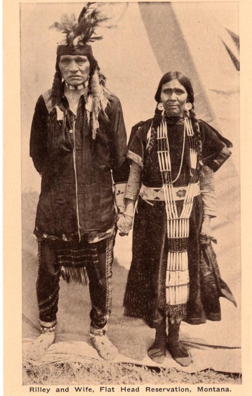 Rilley and Wife, Flat Head Reservation, Montana