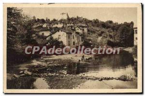 Postcard Old Saint Junien (Haute Vienne) La Glane in the village of Glane