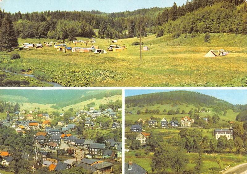 GG12625 Manebach Thueringen Campingplatz Gesamtansicht Town