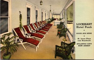 Linen PC Lockhart Hotel Porch St James Place Boardwalk Atlantic City New Jersey