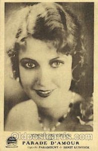 Jeanette MacDonald Actor, Actress, Movie Star Writing on back light crease ri...