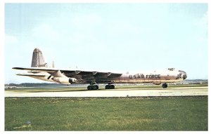 Convair B 36J US Air Force on Tarmac Airplane Postcard