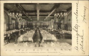 Mercersburg PA Academy Dining Room 1906 Used Postcard