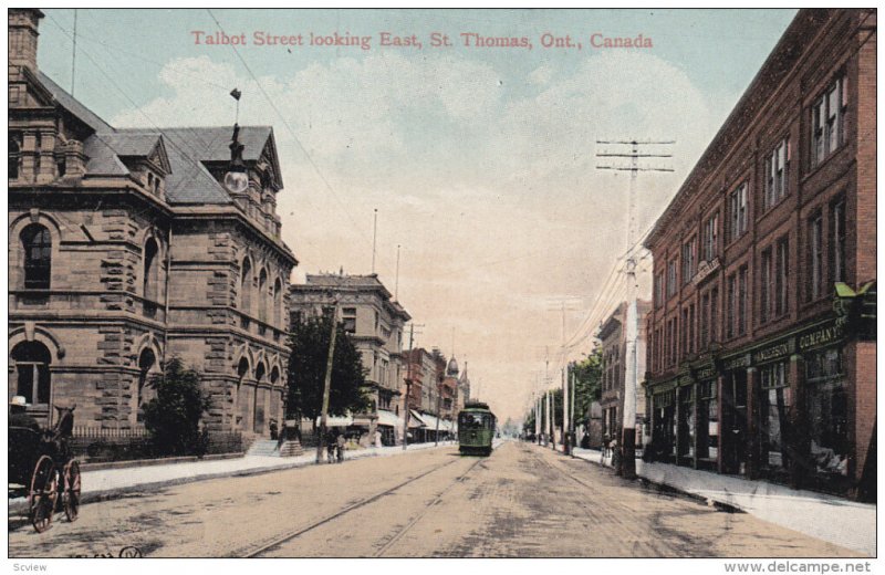 ST. THOMAS , Ontario , Canada , 00-10s ; Talbot Street looking East