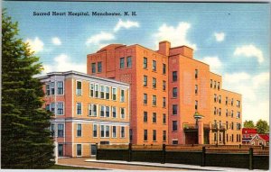 Postcard HOSPITAL SCENE Manchester New Hampshire NH AM2504