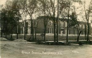 Crescent Grade School Flandreau South Dakota 1920s RPPC Photo Postcard 4851