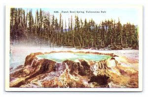 Punch Bowl Spring Yellowstone National Park Wyoming Postcard