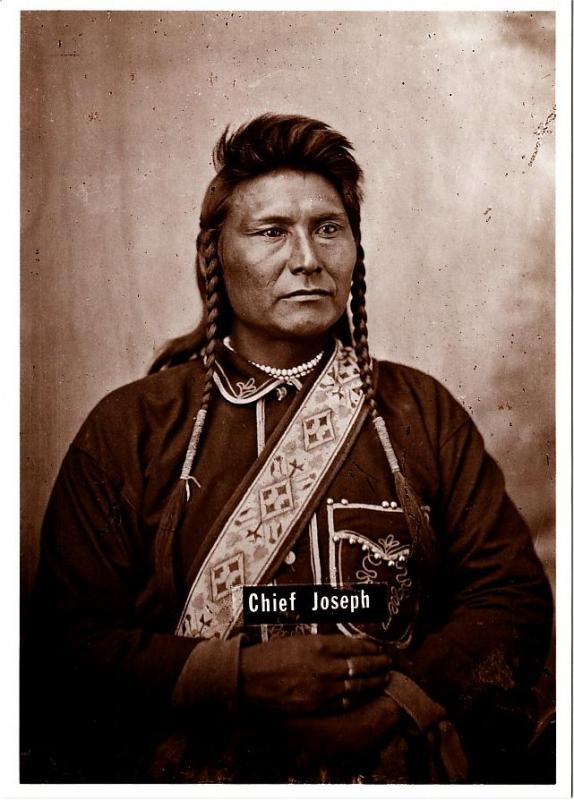 Chief Joseph Nez Perce in 1877 ? Modern Postcard