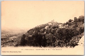 Cote D'Azur Saint-Paul Am Vue Generale French Riviera France Postcard