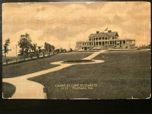 Vintage Postcard 1908 Casino Cape Elizabeth Portland Maine (ME)