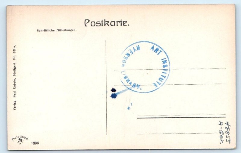 STUTTGART Rathaus GERMANY Postcard