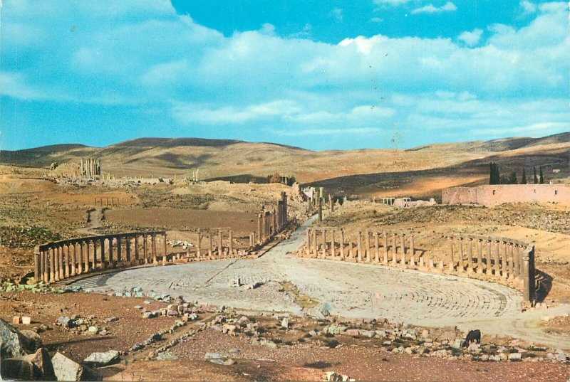 Postcard Jordan the Old Roman City