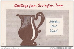 Tennessee Covington Greetings From Covington Pitches Post Card