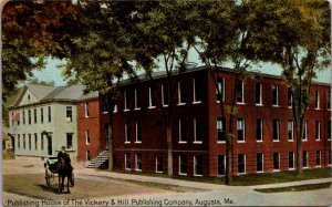 Postcard Publishing House of The Vickery & Hill Publishing Co in Augusta, Maine