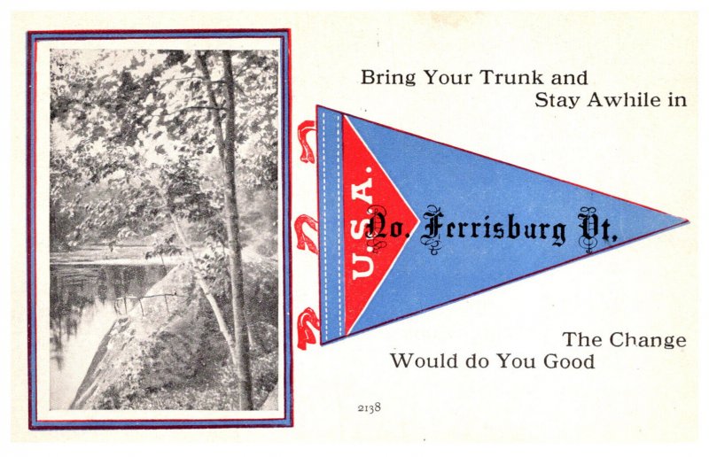 Vermont  N Ferrisburg , Flag , Stay awhile