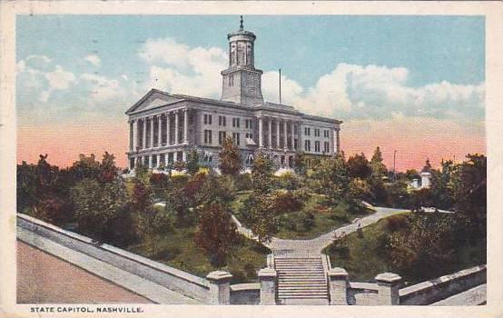 Tennesse Nashville State Capitol 1917