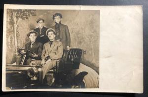 Mint USA Real Photo Postcard RPPC Early US Navy Marines Sailors 1910s