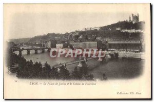 Postcard Old Lyon Courthouse Coteau de Fourviere