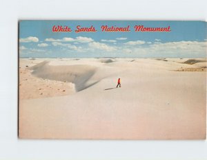 Postcard White Sands National Monument Alamogordo New Mexico USA