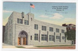 Lutheran Youth Walther League Chicago IL postcard