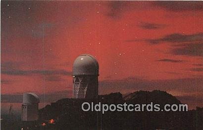 Auror Over Kitt Peak National Observatory Space Unused 